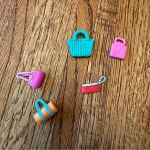 Bundle of 5 Polly Pocket vintage purses